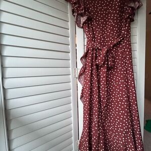 Polka Dot Ruffle Dress